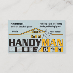 Handyman Business Card 