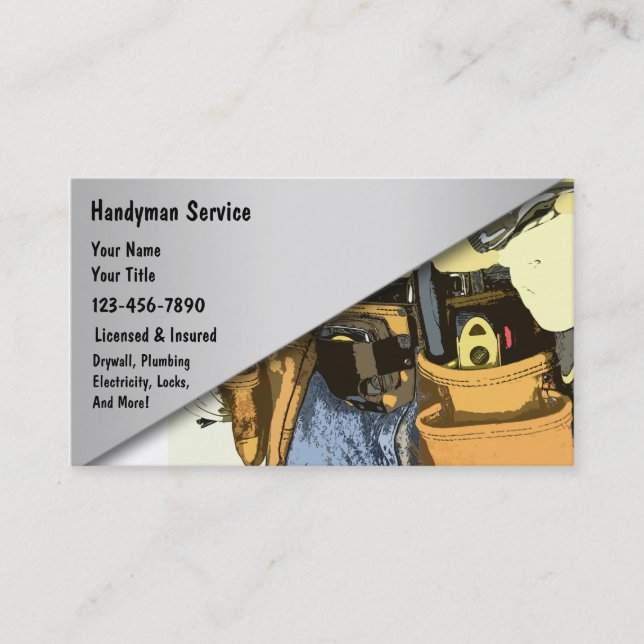 Handyman Business Cards (Front)