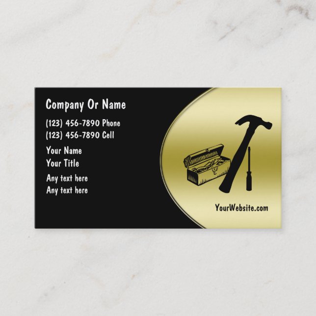 Handyman Business Cards (Front)