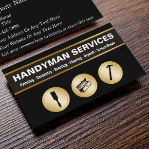 Handyman Business Cards