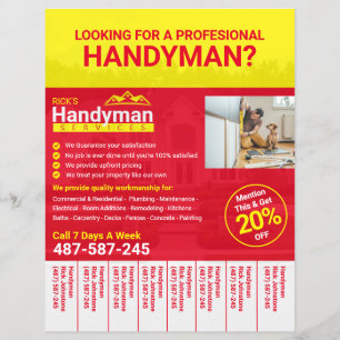 Handyman Business Flyer - Home Business