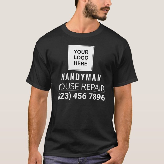 Handyman Business house repair company services  T-Shirt (Front)