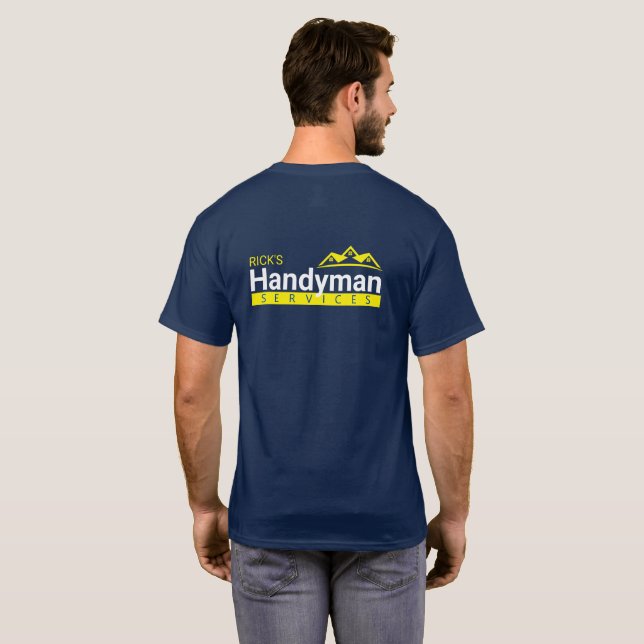 Handyman Business Mens T-Shirt - Home Business (Back Full)