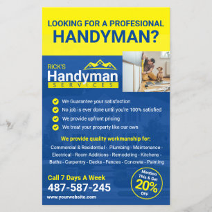 Handyman Business Promo Flyer - Home Business