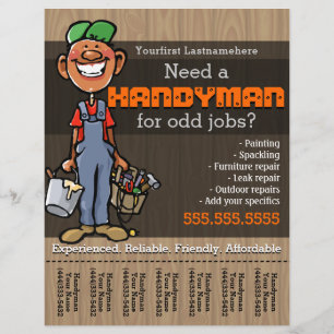 Handyman.Carpenter.Plumber Painter.Afro American Flyer