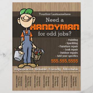Handyman.Carpenter.PlumberPainter.Odd jobs Flyer