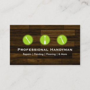 Handyman Construction Business Cards
