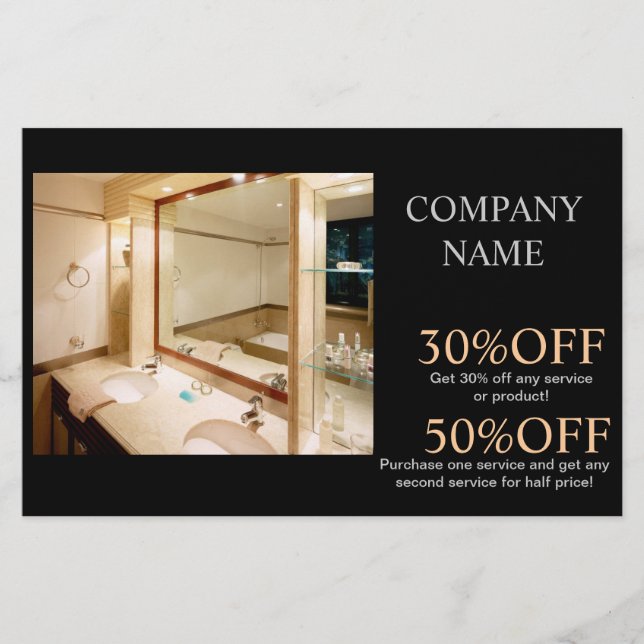 Handyman Construction Contractor Home Renovation Flyer (Front)