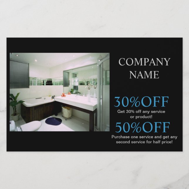 Handyman Construction Contractor Home Renovation Flyer (Front)