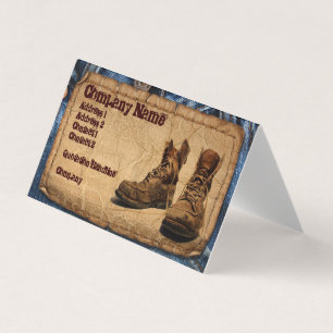 Handyman, Construction, Maintenace Worker Business Business Card