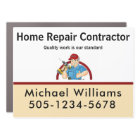 Handyman Contractor Home Repair Truck Door Magnet