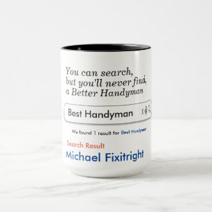 Handyman Custom Personalised Mug