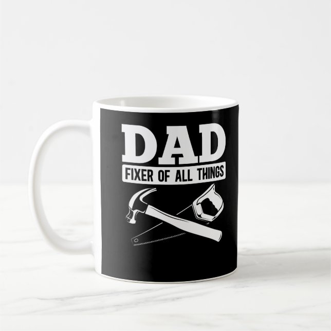 Handyman Dad Repairman Father Coffee Mug (Left)