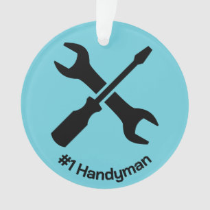 Handyman Design Acrylic Ornament