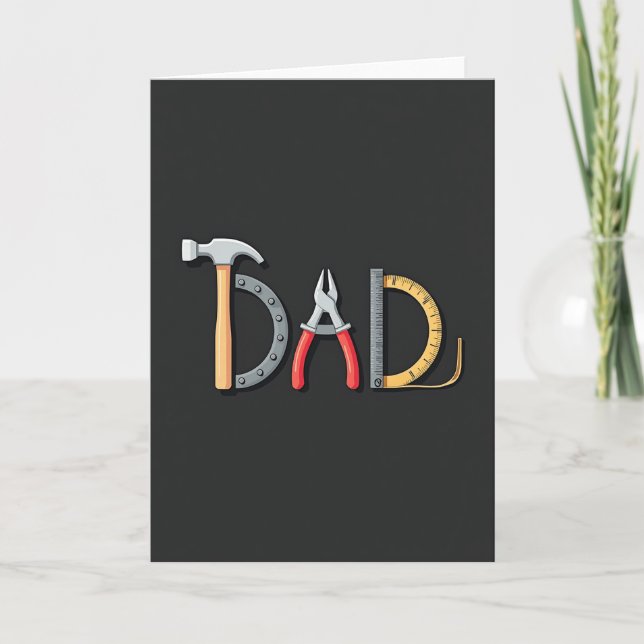 Handyman Fathers Day Tool Card (Front)