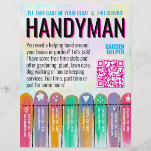 Handyman Garden Service  Flyer