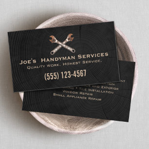 Handyman Home Improvement Business Card