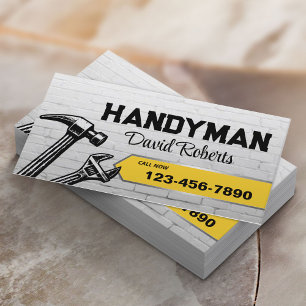 Handyman House Repair & Maintenance Service Business Card