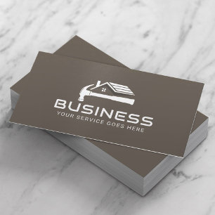 Handyman House Repair Service Plain Business Card