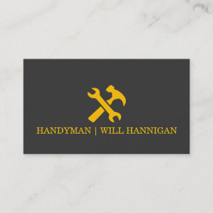Handyman Installation Repair Maintenance Business Card