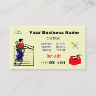 Handyman (Or?) Business Card