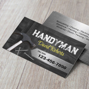 Handyman Professional Repair & Maintenance Service Business Card
