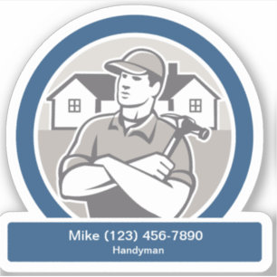 Handyman Promotional Contact  Shape