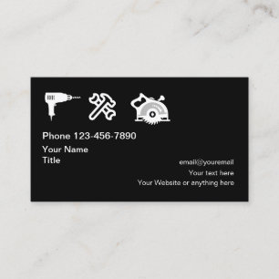 Handyman Remodeling and Finishes Business Card