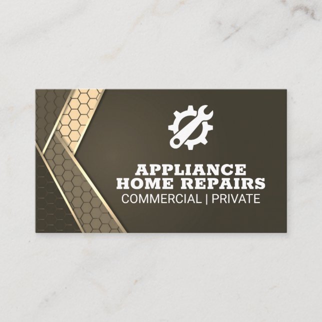 Handyman Repair | Appliances Fix It Business Card (Front)