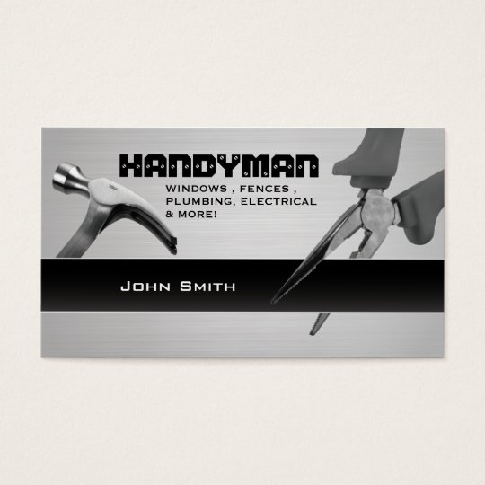 Handyman repair professional business cards