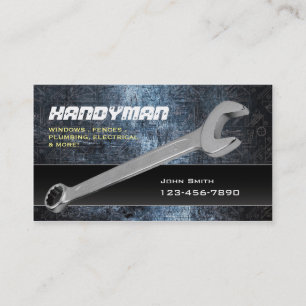 Handyman repair professional business cards