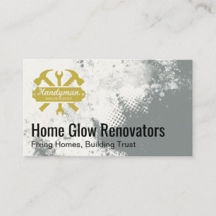 Handyman Repair Service   Hand Tools Business Card
