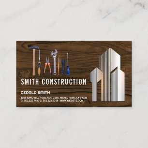 Handyman Repair Tools   Building Logo Business Card