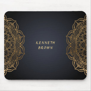Handyman Repairs Black Gold Mouse Mat