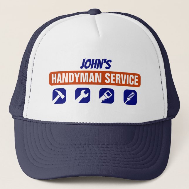 Handyman Service Trucker Hat (Front)