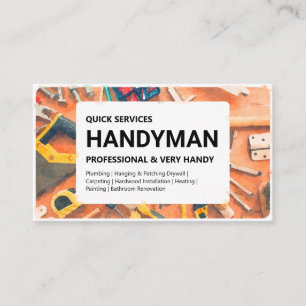 Handyman Services Business Card