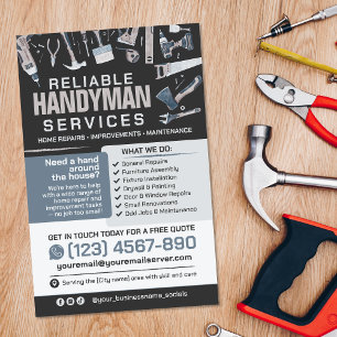 Handyman Services - Home Repair & Maintenance Flyer