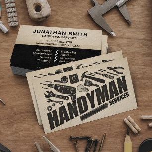 Handyman services - Home repairs Business Card