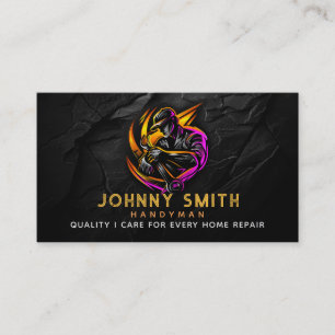 Handyman Slogans Business Cards