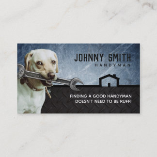 Handyman Slogans Business Cards