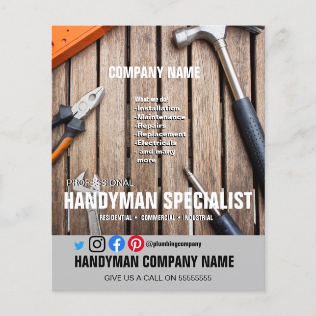HANDYMAN SPECIALIST  flyer (Front)