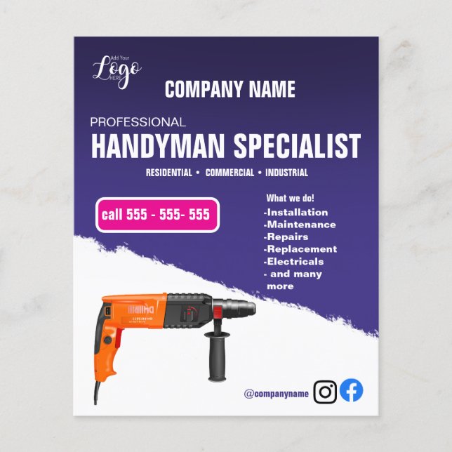 HANDYMAN SPECIALIST  flyer (Front)