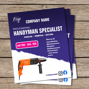 HANDYMAN SPECIALIST Flyer Professional Home Repa