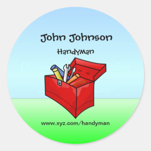 Handyman Sticker Template