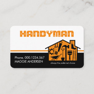 Handyman Store Home Repair Service Business Card