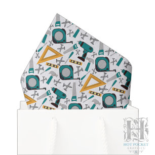 Handyman Tissue Paper in Blue