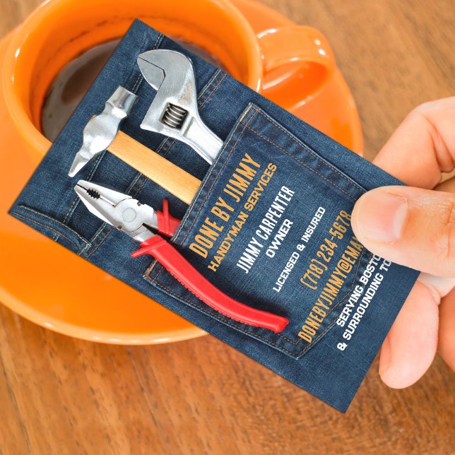 Handyman Tools Business Card (Creator Uploaded)
