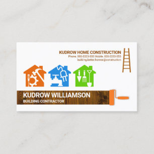 Handyman Tools Colourful Homes Business Card