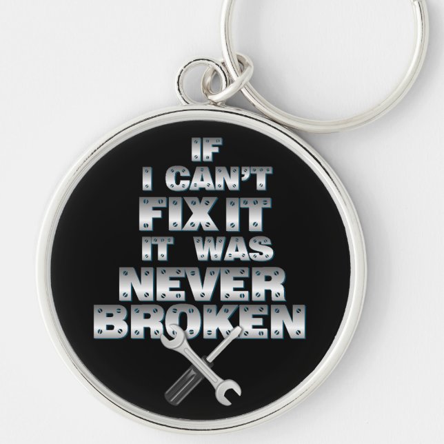 Handyman Tools Humour Key Chain (Front)