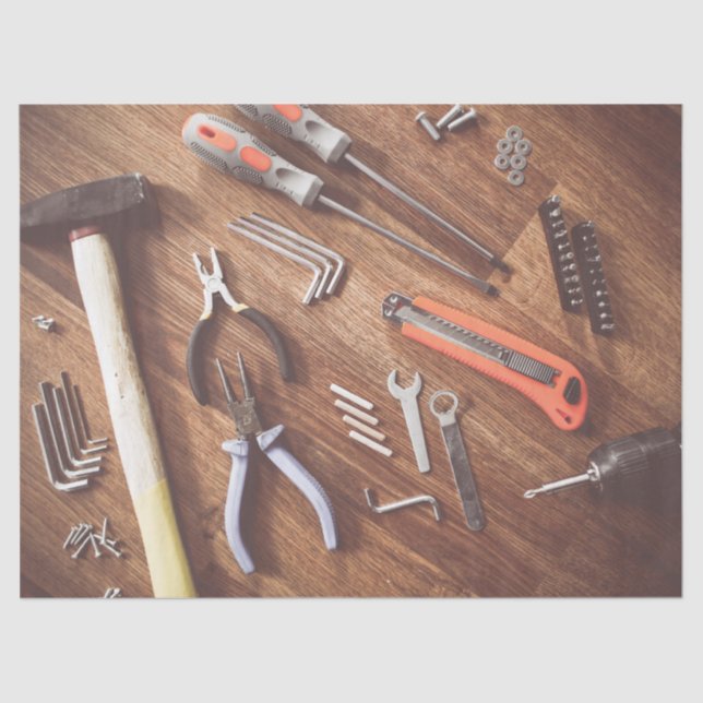 handyman tools tissue paper (Front)